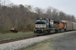 11J w BNSF power trailing